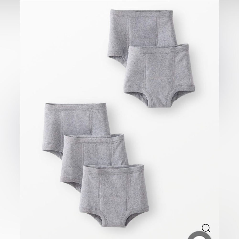 Hannah Andersson 5-Pack Organic Cotton Training Underwear size small